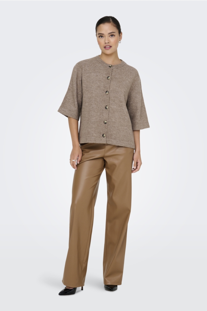 ONLCAMILLA S/S CARDIGAN KNT NOOS 15348772 CARIBOU